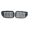 2015.07-2019.01 BMW 7 Series G11 Long-Wheel Base Pre-Facelift Black 2 Slat Front Kidney Grill Grille Generic