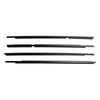 2005-2011 Toyota Yaris (NCP90, NCP91, KSP90, ZSP90) 4pcs Outer Door Glass Weatherstrip Moulding 68160-52110 68210-52110 Generic