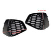 Audi A3 S-line 2021-2023 Black Front Honeycomb Fog Light Grill Cover