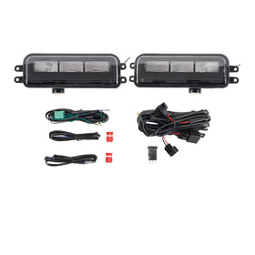 LED Front Bumper Fog Light Lamp + Wire Harness For Toyota Tacoma 2024-2025