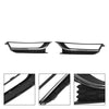 2012-2015 Volkswagen Passat 2Pcs Front Driving Fog Light Cover Black & Chrome Generic