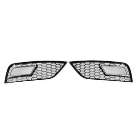 2013-2015 Audi A4 B8.5 Honeycomb Style Fog Light Cover 8K0807681K 8K0807682K Generic