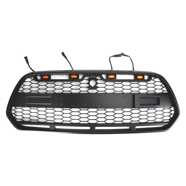 2015-2018 Ford Transit MK8 Front Bumper Grille Grill w/LED Raptor Style Matt Black Generic