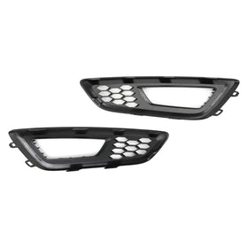 2015-2017 Ford Focus Pair Front Bumper Fog Light Lamp Cover Bezel Grill F1EZ15200A F1EZ15201A Generic