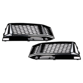 2016-2018 Audi S4 / A4 S-Line B9 2PCS Fog Light Cover Grille 8W0 807 681 K 8W0 807 682 K Generic