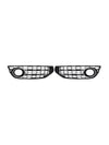 2010-2015 Audi A4 Allroad B8 Front Bumper Honeycomb Fog Light Grille Chrome Trim 8K0807681H 8K0807682H Generic