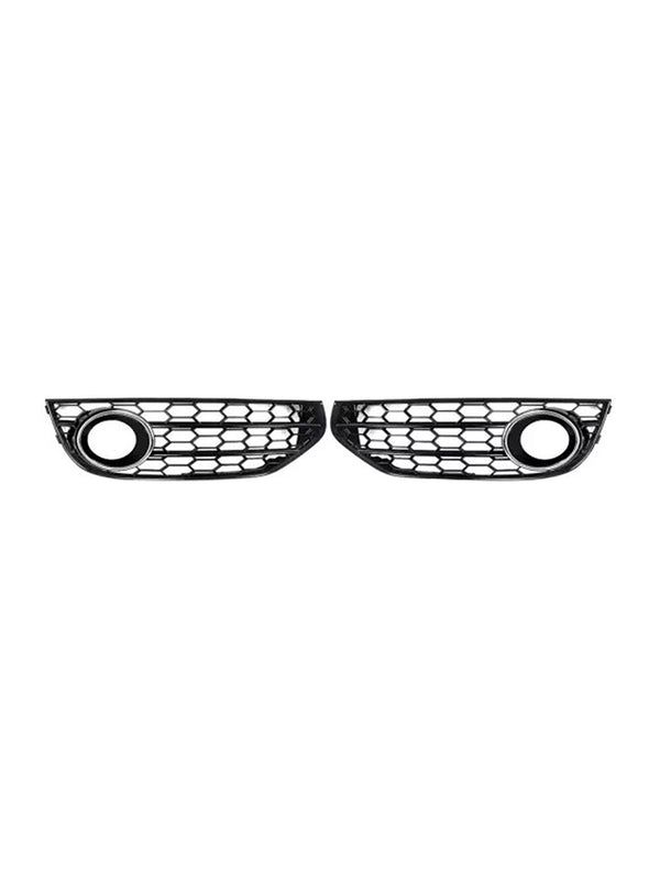 2010-2015 Audi A4 Allroad B8 Front Bumper Honeycomb Fog Light Grille Chrome Trim 8K0807681H 8K0807682H Generic