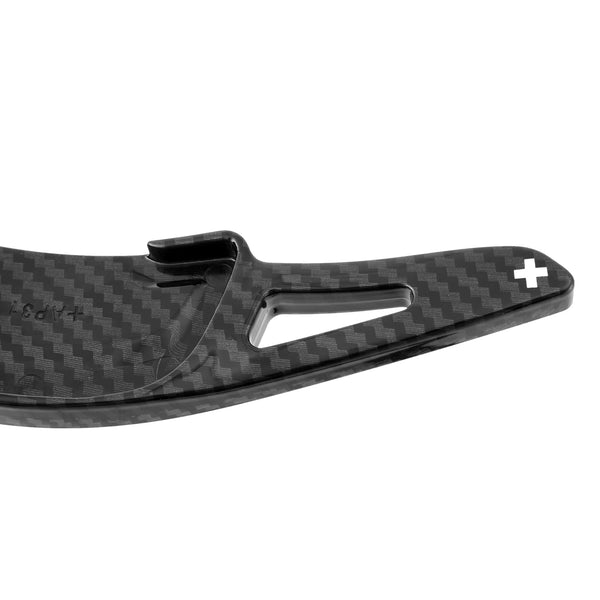 Carbon Look Steering Wheel Paddle Shifter Extension For Mazda 3 CX-30