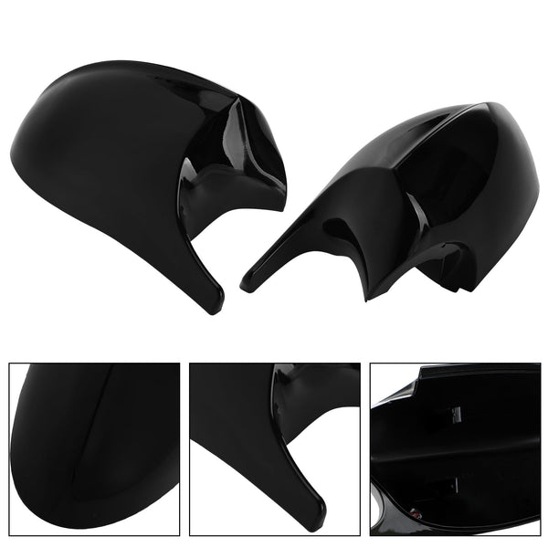 2007-2009 BMW E82 E88 Black Side Mirror Cover Caps 51167135097 51167135098 Generic