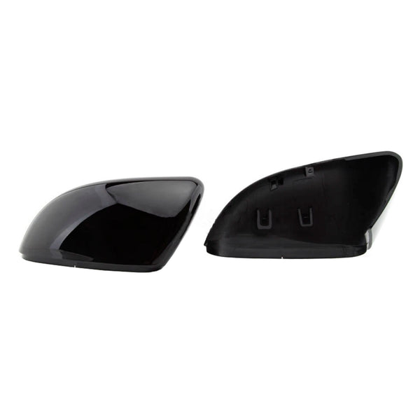 2pcs Gloss Black Door Wing Mirror Cover Caps Casing For VW Golf MK6 2009-2013