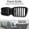 2022-2025 BMW X3 G01 X4 G02 Glossy Black Front Bumper Kidney Grille Generic