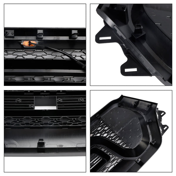 Dodge Ram 1500 2019-2024 Black Front Honeycomb Upper Hood Grille Gril