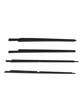 4PCS Front+Rear Door Window Belt Trim Molding For Toyota Lexus IS300 2001-2005