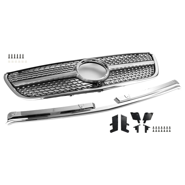 2015-2019 Mercedes Benz Vito W447 GT Stlye Diamond Front Bumper Grill Grille Generic