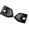 RSQ5 Style Front Fog Lamp Grille Cover Fit Audi Q5 SQ5 S-Line 2021-2025 Black