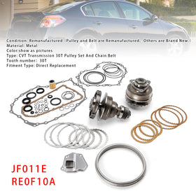 NISSAN Transmission CVT Pulley 30T W/Belt+Chain＆Rebuild Kit RE0F10A JF011E
