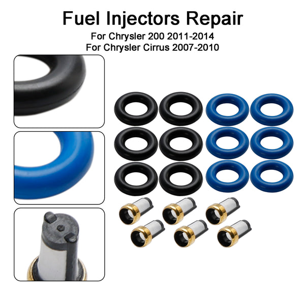 2007-2010 Chrysler Cirrus Sebring Fuel Injector Repair Kit FJ1058 812-11133 Generic