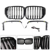 2019-2022 BMW X5 G05 M-Performance Gloss Black Front Kidney Grille Grill 51137454887 Generic