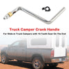 Truck Camper Crank Handle For Slide-in Truck Campers with 10-Tooth Gear On The End