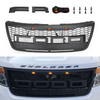 12-15 Explorer Bumper Grill W/Lights ABS Front Upper Grill Replacement Generic