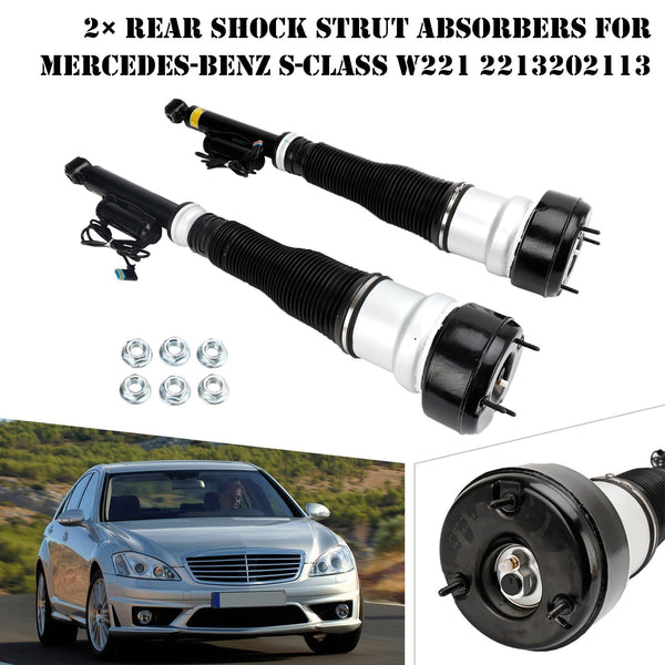 2011/03-2013/12 Benz S-Klasse W221 S 500 CGI 4matic 2x Rear Shock Strut Absorbers 2213202113 2213205813 Generic