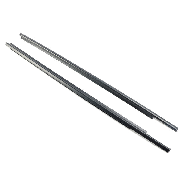 2005-2011 Toyota Yaris (NCP90, NCP91, KSP90, ZSP90) 4pcs Outer Door Glass Weatherstrip Moulding 68160-52110 68210-52110 Generic