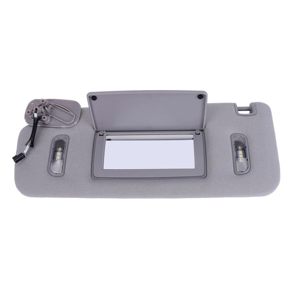 Gray Left Side Sun Visor 22870346 For Chevrolet GMC 2015-2019