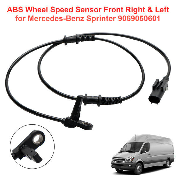 2010-2018 Benz Freightliner Sprinter 2500 3500 ABS Wheel Speed Sensor Front Right & Left 9069050601 9065403917 Generic