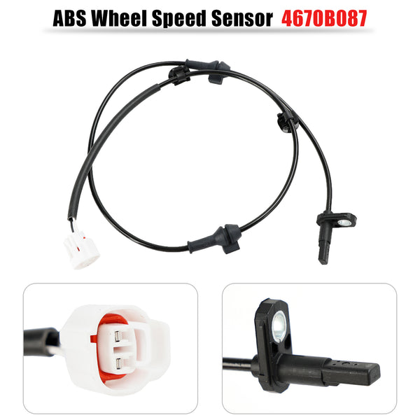 Mitsubishi Mirage ABS Wheel Speed Sensor Front Left/Right 4670B087 Generic