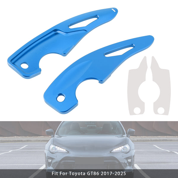 Steering Wheel Paddle Shifter Extension For Subaru Toyota 17-25 Aluminium Blue