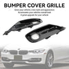 2013-2015 (Specified year) BMW 3 Series F30 320 328 335 2PCS Front Bumper Fog Light Grille Covers 51117300739 51117300740 Generic