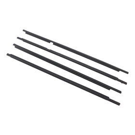 Land Cruiser LC100 1998-2007 4PCS Door Glass Belt Outer Molding Weatherstrip