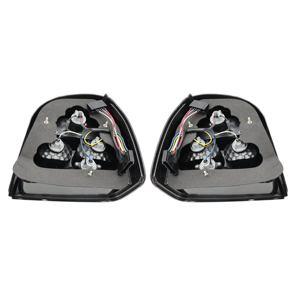 1992-1997 VW GOLF MK3 MK 3 III 2PCS Clear LED Rear Tail Lights Lamps Generic