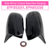 Side Mirror Covers Rearview Housing Black for Lexus IS250 IS350 2006-2012