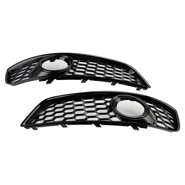 2009-2013 Audi A3 8P Standard Version Honeycomb Bumper Front Fog Light Grill Grille Cover Generic