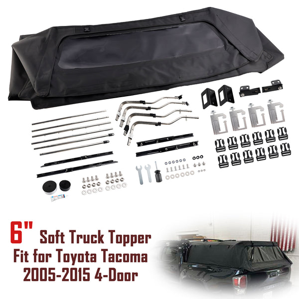 6ft Soft Truck Topper Fit for Toyota Tacoma 2005-2015 4-Door