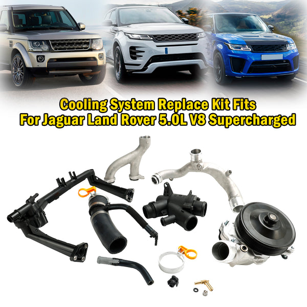 2020 Land Rover Range Rover Sport 5.0L V8 - Gas Cooling System Replace Kit Supercharged AJ812119 AJ813909 Generic