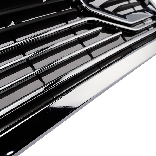 Dodge Ram 1500 2009-2012 Chrome Front Bumper Grill Grille W/ Led Light