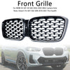 2022-2025 BMW X3 G01 X4 G02 Diamond Glossy Black Front Bumper Kidney Grille Generic