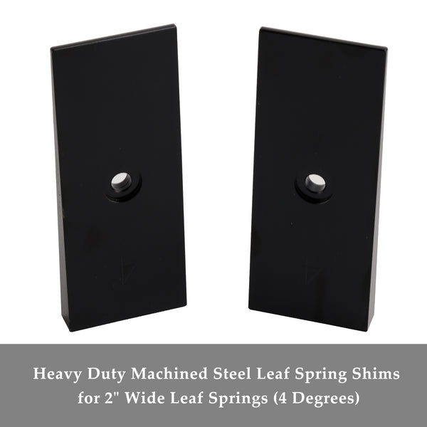 Heavy Duty Machined Steel Leaf Spring Shims for 2