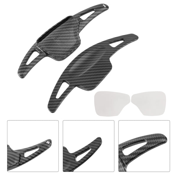 Carbon Look Steering Wheel Paddle Shifter Extension For Cadillac XT4