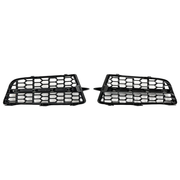 2011-2015 BMW 1-Series F20 F21 M 2PCS Front Bumper Fog Light Cover Bezel Grill Grille 51118053803 51118053804 Generic