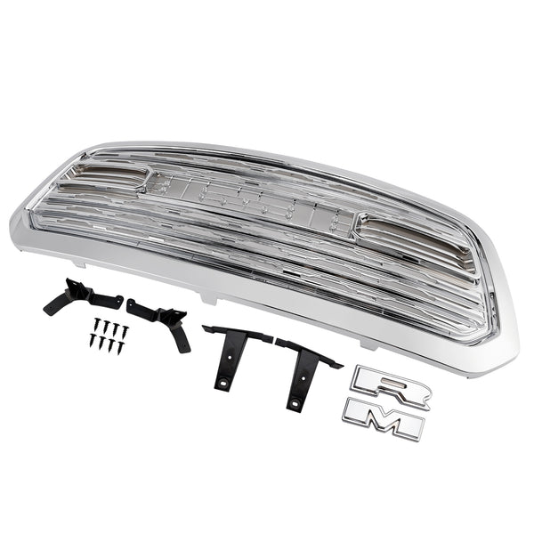 Dodge Ram 1500 2013-2018 LTD Style Front Bumper Grill Grille Chrome