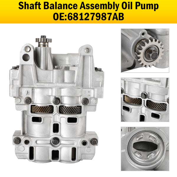 Shaft Balance Assembly Oil Pump 68127987AB 68127987AK for Chrysler Dodge Jeep 2.4L Generic