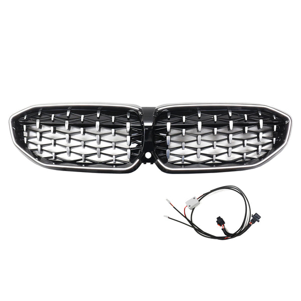 2019-2022 BMW 3 Series G20 Chorme Diamond Kidney Grille Grill 51138072085 Generic