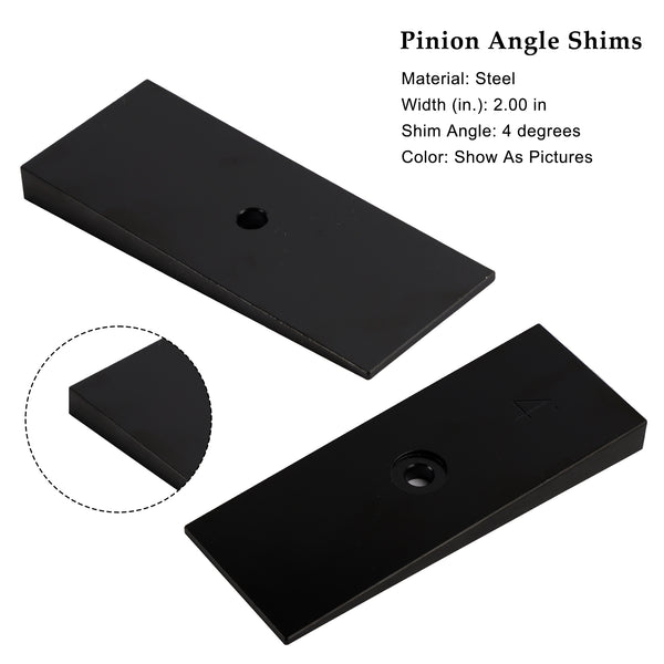 Heavy Duty Machined Steel Leaf Spring Shims for 2