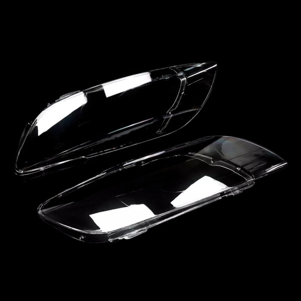 2006-2015 Audi Q7 2PCS Front Headlight Glass Clear Cover 4L0941029 4L0941030 Generic