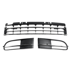 2012-2016 Volkswagen Beetle 5C Front Bumper Lower Grille + Fog Light Grill 5C5853677 VW1036127 Generic