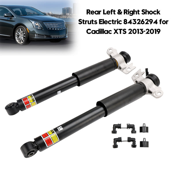 2013-2019 Cadillac XTS 3.6L V6 Rear Left & Right Shock Struts Electric 84326294 84326293 Generic