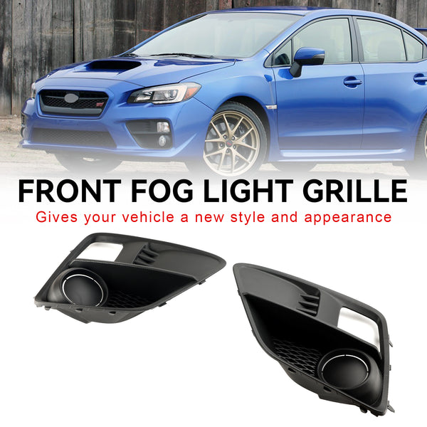 2015-2017 Subaru WRX & STi 2PCS Front Fog Light Cover Bezel Grill Grille 57731VA000 57731VA010 Generic